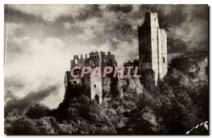 Limousin Old Postcard Ruins Chalusset