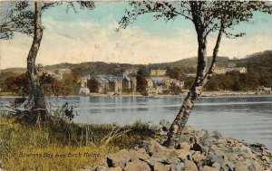 Windermere England 1913 Postcard Bowness Bay from Birch Home