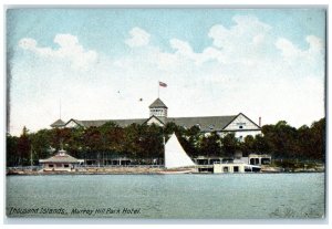 c1905 Thousand Islands Murray Hill Park Hotel Brewster New York NY Postcard