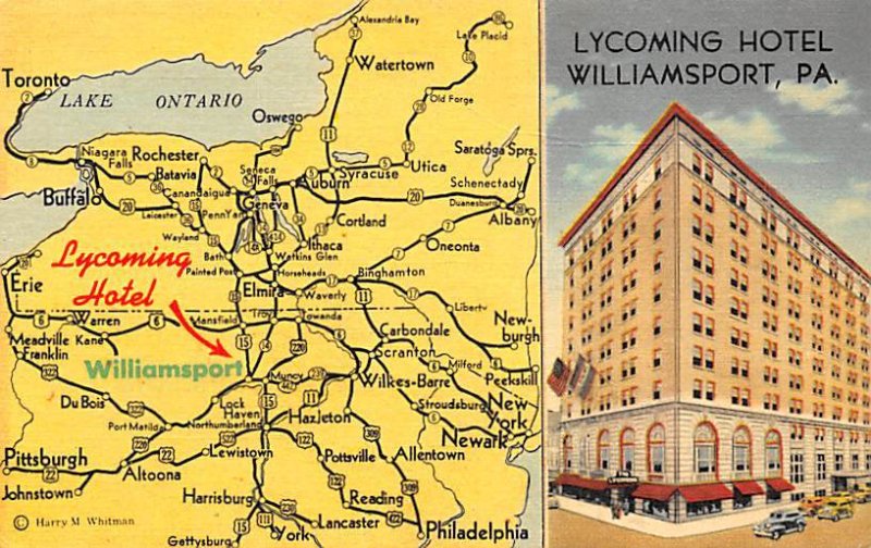 Lycoming Hotel Williamsport Pennsylvania, PA