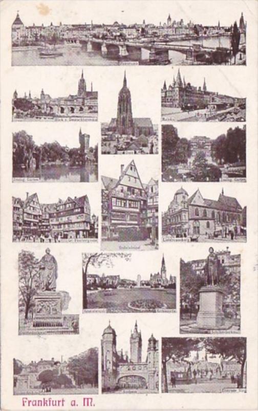 Germany Frankfurt am Main Multi View 1910