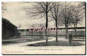 Saint Maixent Old Postcard militraire School Gymnasium and manege