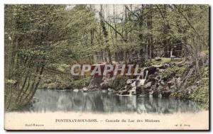 Old Postcard Fontenay sous Bois Cascade Lake Minimes