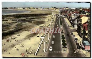 Sables d'Olonne - Avenue Georges Godet and the Beach - Old Postcard