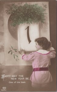 Greetings Postcard - Children, Happy New Year, January 1st - Ref.RS32797