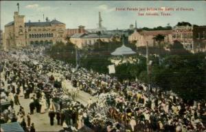 San Antonio TX Floral Parade c1910 Postcard