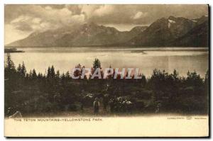 VINTAGE POSTCARD The Nipple Mountains Yellowstone Park
