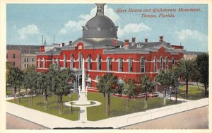 Court House and Confederate Monument Tampa, Florida