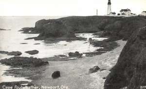 Vintage Postcard 1910's Cape Foulweather New Port Oregon OR