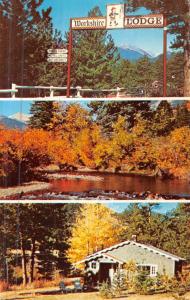 Estes Park Colorado Workshire Lodge Multiview Vintage Postcard K48065