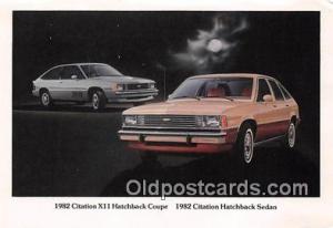 1982 Citation X11 Hatchback Coupe, Chevy 1982 Citation Hatchback Sedan Auto, ...