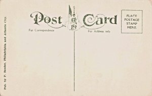 Postcard NJ Camden New Jersey-Battery B Armory, Wright Ave.-Antique c1915 (E1)