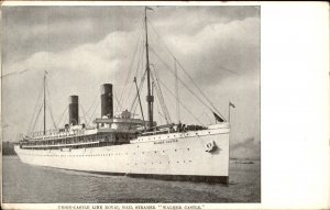 Royal Mail Steamer Walmer Castle Union Castle Line Vintage Postcard