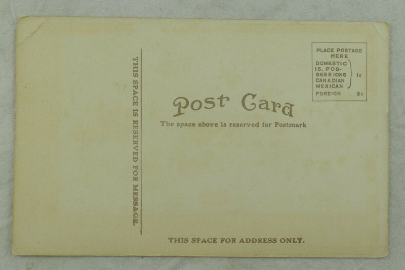 C.1900-10 Canoes, Dewey Bay, Lake Kegonsa Vintage Postcard P99