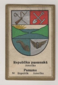Rueger Chocolates Vignette Trade Cards National Coats of Arms- Panama #60