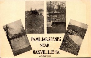 Postcard Familiar Scenes near Oakville, Iowa~4542