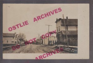 Black Creek WISCONSIN RPPC 1907 MAIN STREET nr Appleton Green Bay Shiocton WI