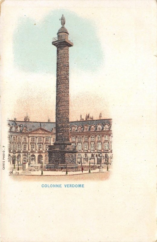 US6560 vendome colonne france paris litho