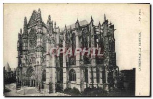 Postcard Old Cathedral of Beauvais