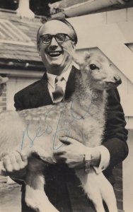Duke Of Bedford Woburn Abbey Pets Corner Hand Signed Postcard
