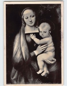 Postcard Madonna of the Gran Duke By Rafaello, Pitti Gallery, Florence, Italy