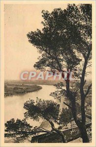 Old Postcard La Douce France Avignon (Vaucluse) The Rhone saw Dom of the Rock