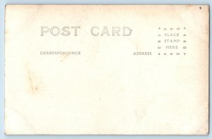 1916 Men In Boat Diving Port Au Prince Haiti RPPC Photo Postcard
