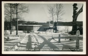 h2405 - LAC MASSON Quebec 1965 Esterel Sporting Club. Real Photo Postcard