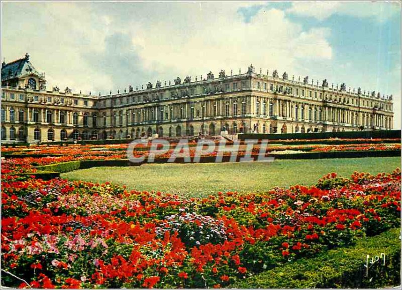 Old Postcard Chateau de Versailles Chateau seen North Parterres