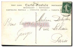 Old Postcard Chateau de Pierrefonds Roche taking view