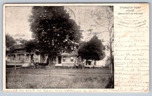 Sturgeon Point House, Geneva On The Lake, Ohio, Antique 1907 Postcard