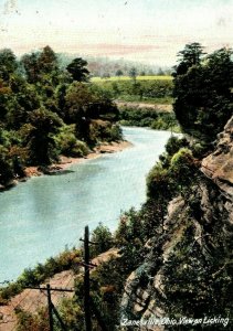 Circa 1900-10 View On Licking River, Zanesville, Ohio Vintage Postcard P6