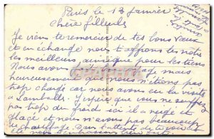 Old Postcard Paris Bastille Square