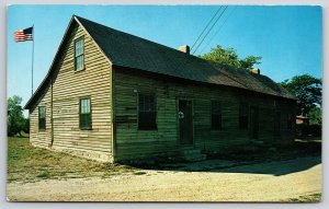 Kansas~Old Pony Express Station nr Hanover~On The Oregon Trail~Vintage Postcard