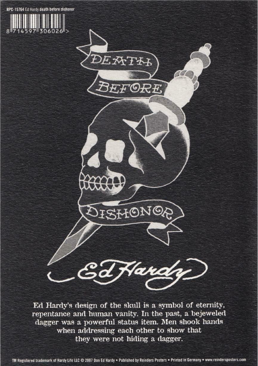 death before dishonor skull tattoo designs