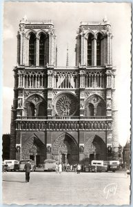 c1910s Paris, France RPPC Notre Dame Cathedral Gothic Architecture Church A337