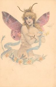 Fantasy View Postcard Backing 