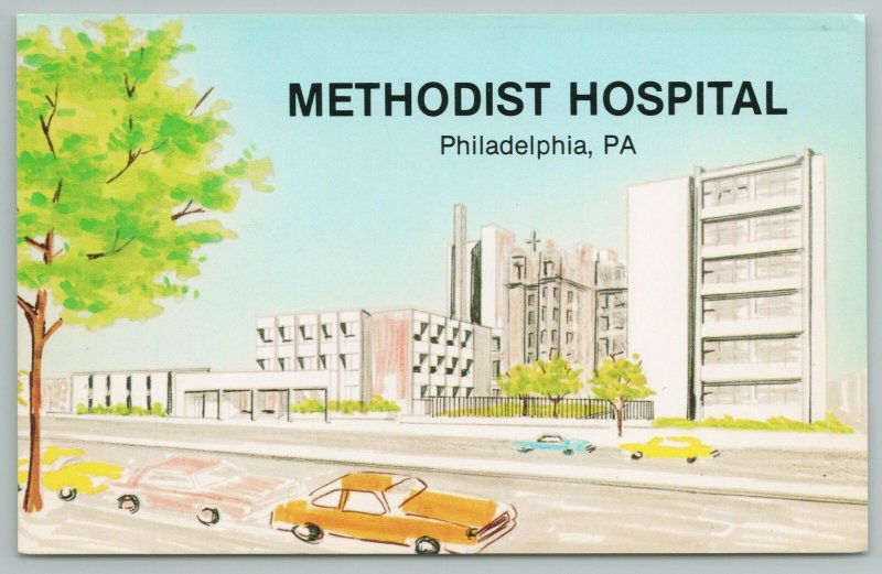 Philadelphia Pennsylvania~Methodist Hospital~1970s Artist Conception