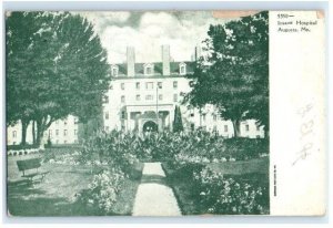 Insane Hospital Augusta ME Maine Postcard (EE19)