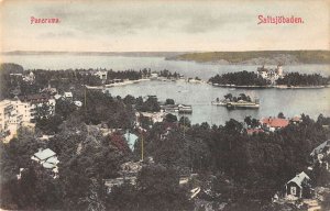 Saltsjobaden Sweden Panorama View Vintage Postcard AA53499
