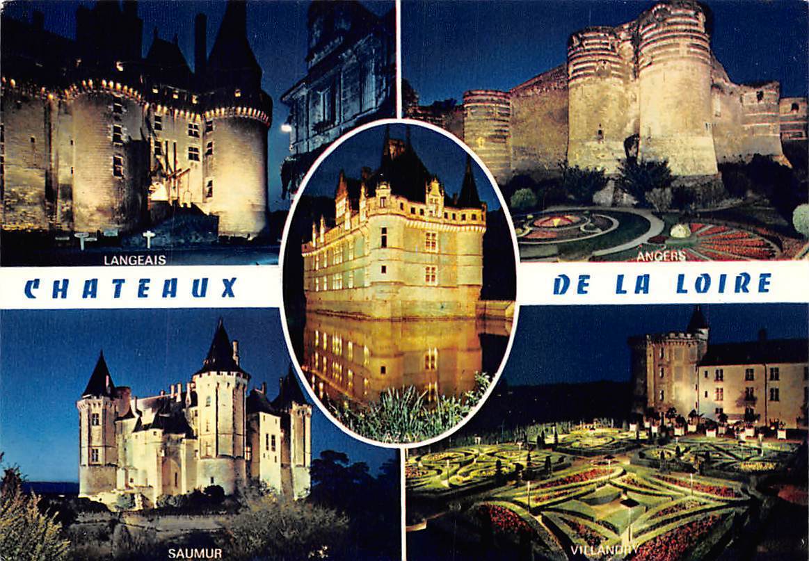 France Chateaux De La Loire Saumur Villandry Angers Langeais Castles Europe France Other Unsorted Postcard Hippostcard