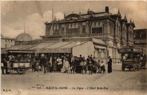CPA MALO-les-BAINS - La Digue - L'Hotel BELLE-Vue (512891)