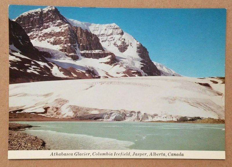 Athabasca Glacier, Columbia Icefield, Jasper, Alberta, Canada Postcard