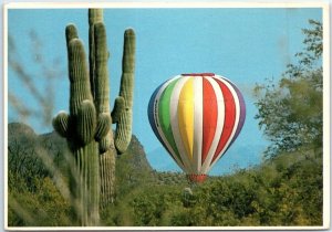 Postcard - Hot Air Ballooning in the Arizona desert - Arizona