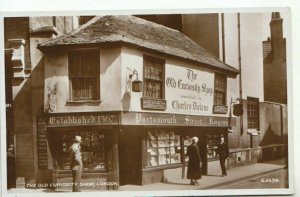 London Postcard - The Old Curiosity Shop - Real Photograph - Ref 10646A