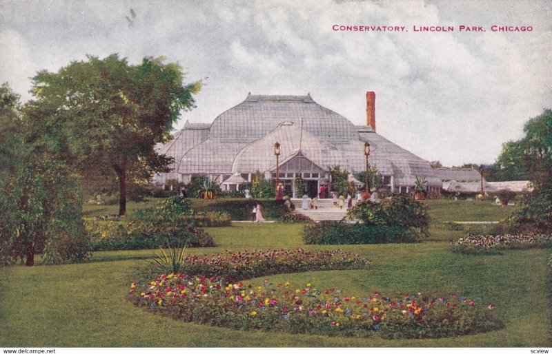 CHICAGO, Illinois, 1900-1910s; Conservatory, Lincoln Park