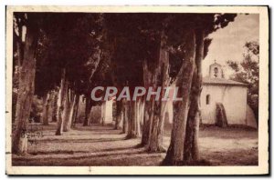Old Postcard L & # 39Ermitage and Chapel St Cassian