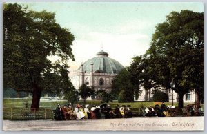 Vtg England Brighton Dome Pavilion Grounds 1910s Old View Postcard