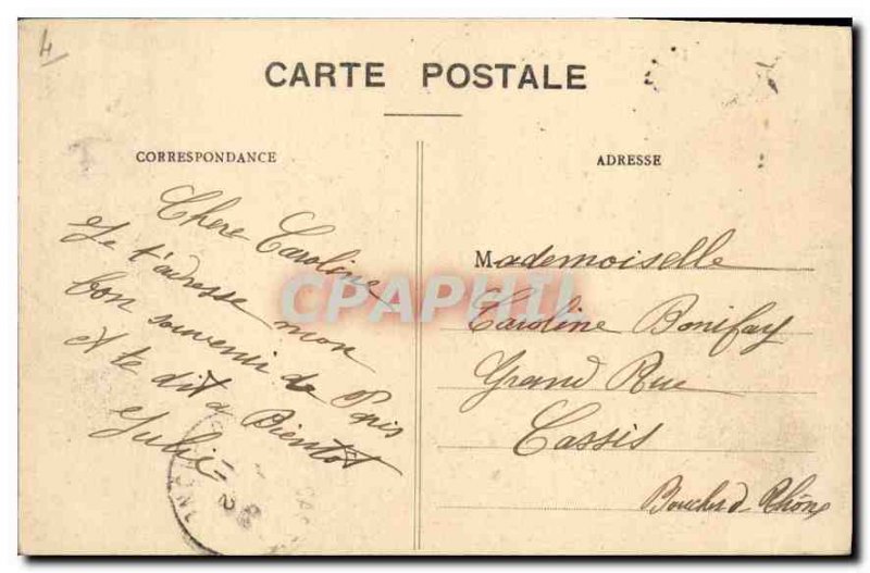 Postcard Old Paris Bastille Square