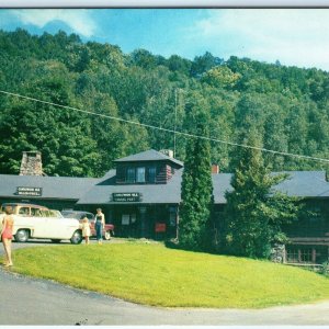 c1960s Candlewood Lake, Conn. Trading Post Office Isle Cars Chrome Photo PC A148